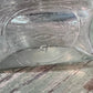 Clear Glass Squared Apothecary Jar