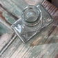Clear Glass Squared Apothecary Jar