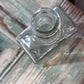 Clear Glass Squared Apothecary Jar