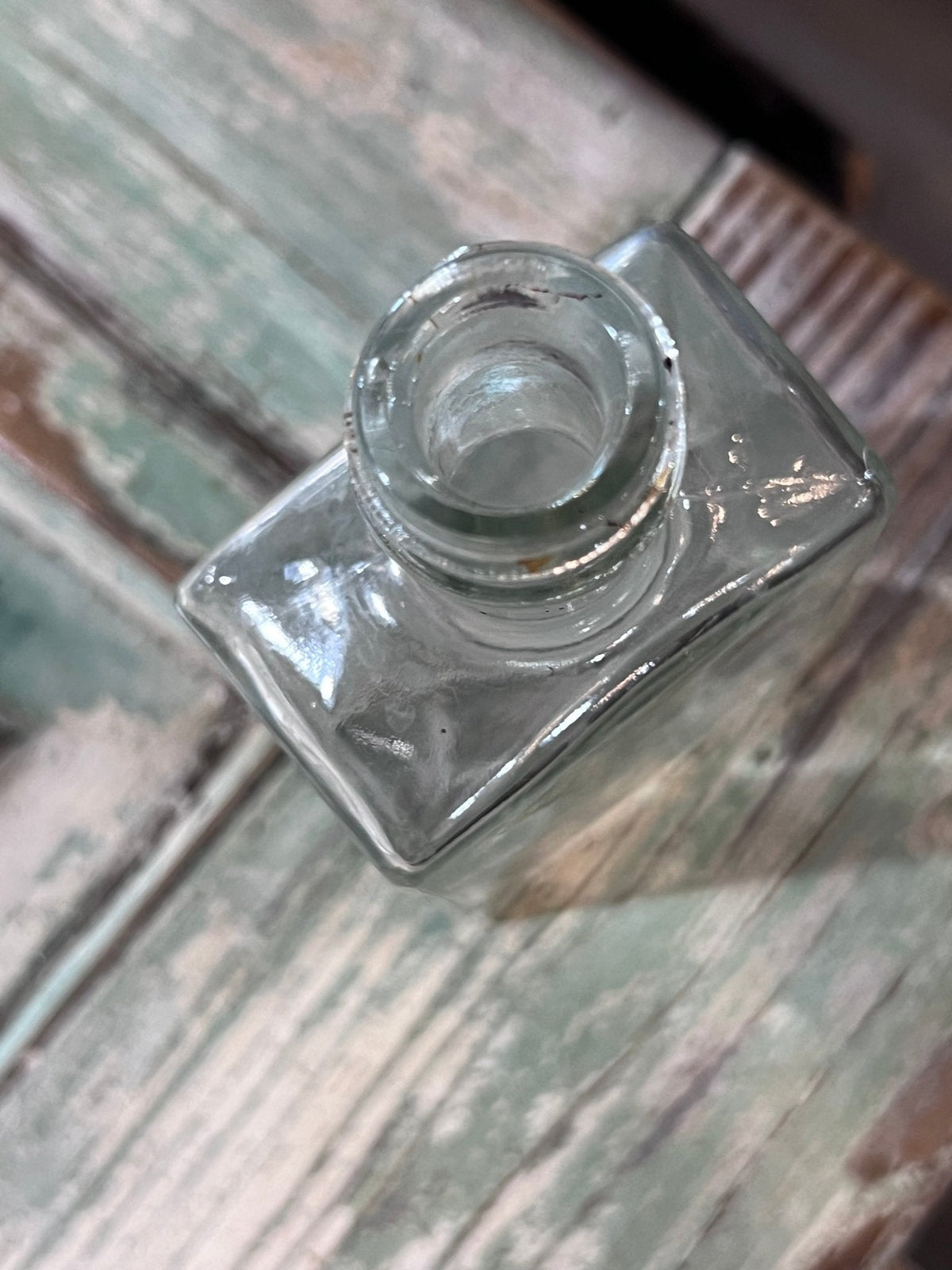 Clear Glass Squared Apothecary Jar - The Mustard Seed Collection, The Seed
