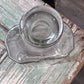 Clear Owens Glass Apothecary Bottle Flat Bellied - The Mustard Seed Collection, The Seed