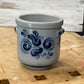 Cobalt Blue Stoneware Crock 