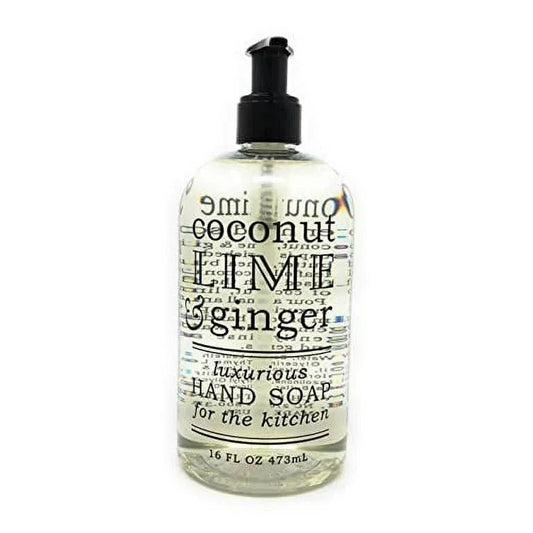 Coconut Lime Ginger 16oz Kitchen Soap - The Mustard Seed Collection, The Seed