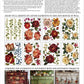 Collage de Fleurs IOD Transfer 12x16 Pad - The Mustard Seed Collection, The Seed
