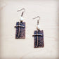 Copper Cross Earrings w/ Freshwater Pearls - The Mustard Seed Collection, The Seed