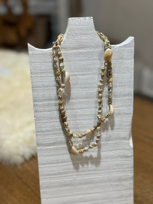 Cowpie Shell Necklace