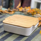 Crofton Square Stoneware Baking Dish with Form-Fitting Bamboo Lid (10" x 9.5")Casserole Dish