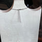 Cross on Diamond Shaped Necklace 