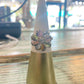 Crystal Flower Ring