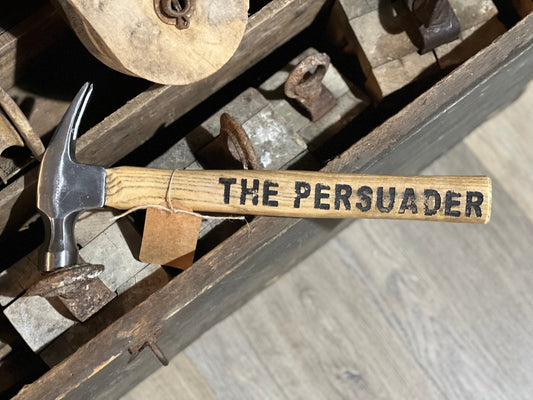 Custom Engraved Hammer The Persuader
