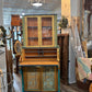 Custom Hand Painted & Handmade Vintage Pine Secretary - The Mustard Seed Collection, The Seed
