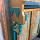 Custom Hand Painted & Handmade Vintage Pine Secretary - The Mustard Seed Collection, The Seed