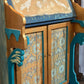 Custom Hand Painted & Handmade Vintage Pine Secretary - The Mustard Seed Collection, The Seed