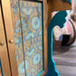 Custom Hand Painted & Handmade Vintage Pine Secretary - The Mustard Seed Collection, The Seed