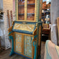 Custom Hand Painted & Handmade Vintage Pine Secretary - The Mustard Seed Collection, The Seed