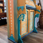 Custom Hand Painted & Handmade Vintage Pine Secretary - The Mustard Seed Collection, The Seed