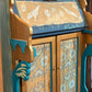 Custom Hand Painted & Handmade Vintage Pine Secretary - The Mustard Seed Collection, The Seed