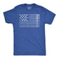 Fishing American Flag Men's T Shirt: Heather Royal