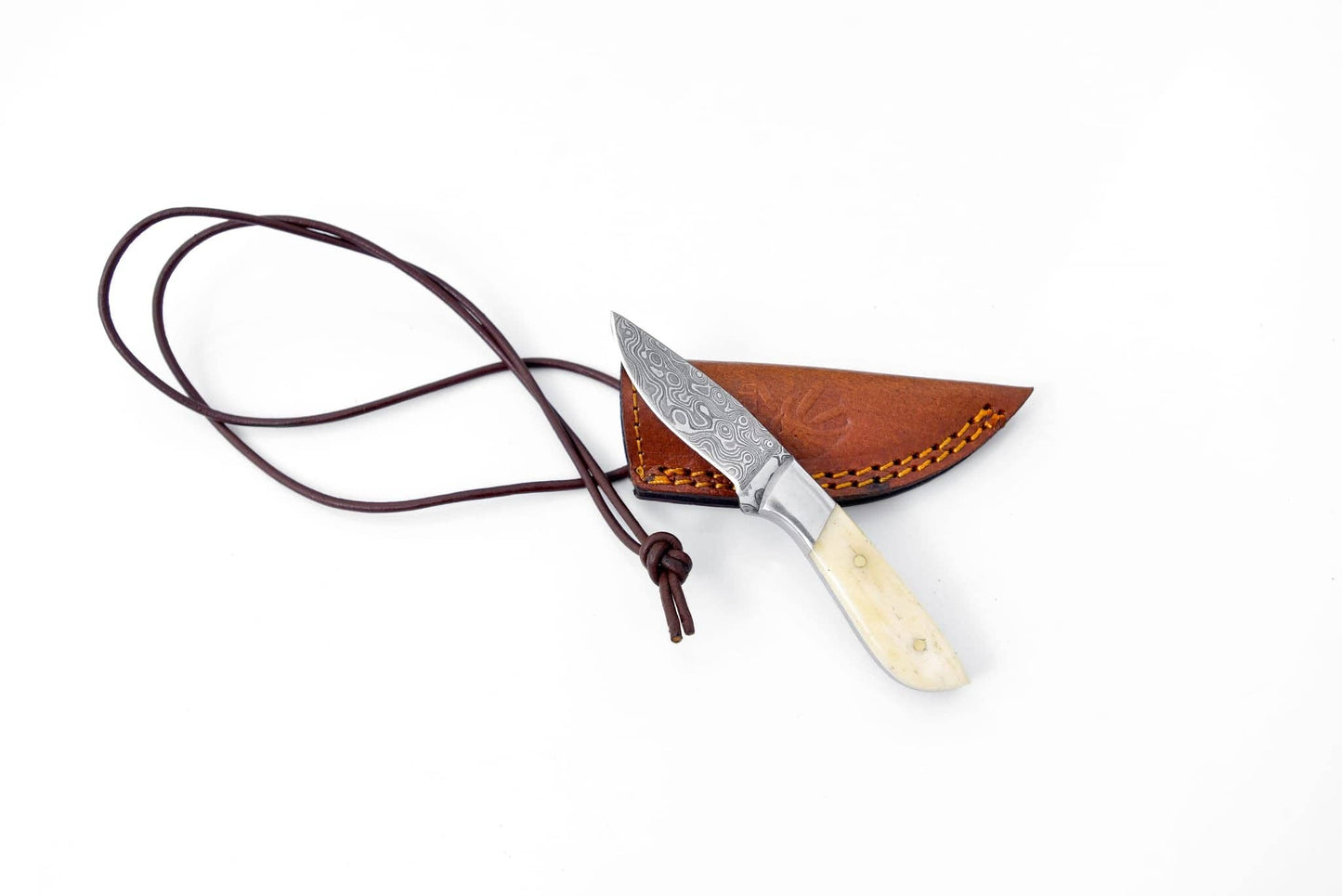 Damascus Steel Neck Knives