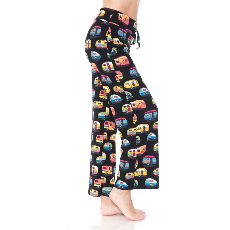 Campers on Buttery Soft Pajama Pants with Drawstring