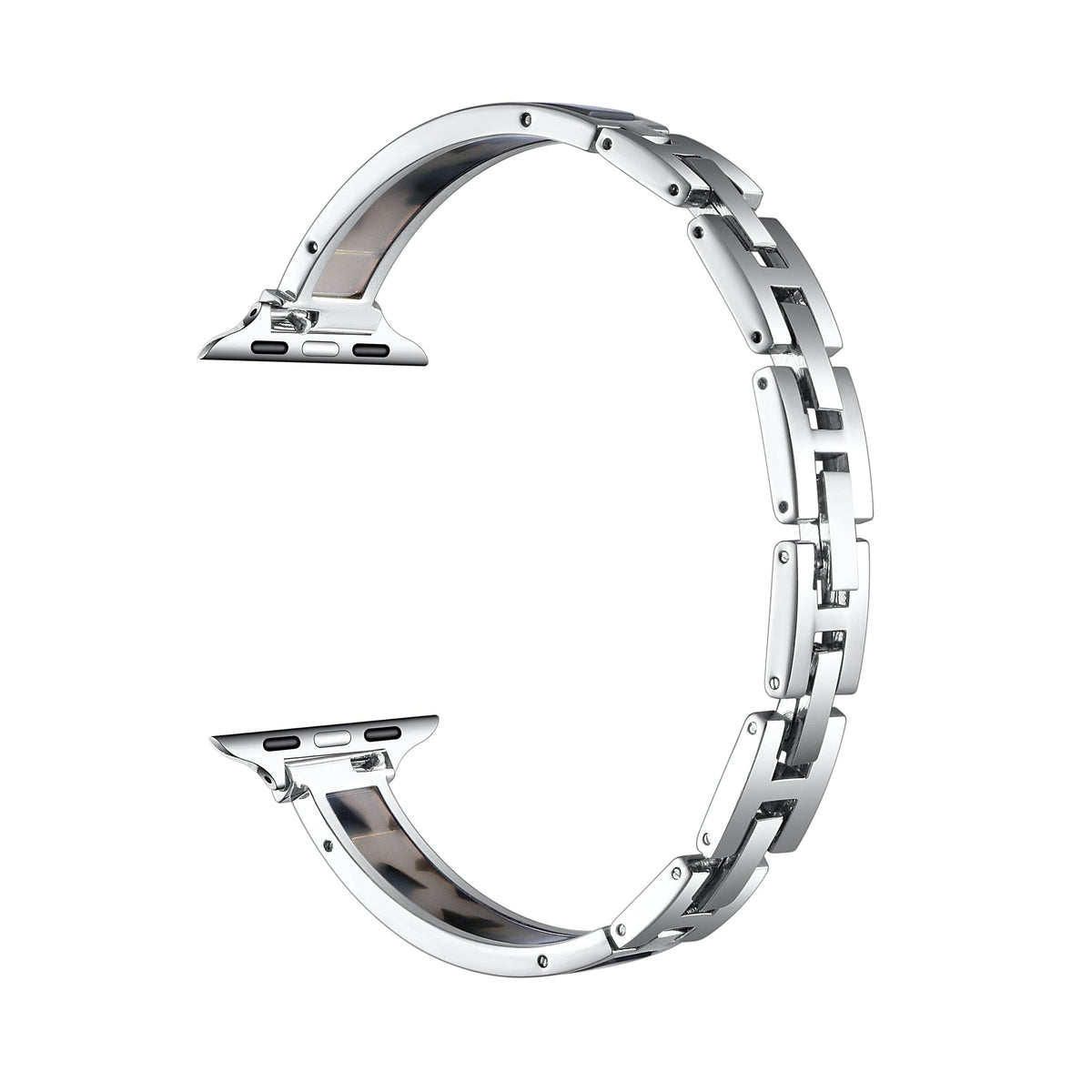 Addison Tortoise Metal Band For Apple Watch: Tortoise / Fits All Models Posh Tech