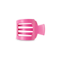 Square Flat Hair Clip | Small | Paradise Pink