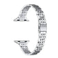 Rainey Skinny Stainless Steel Band for Apple Watch: Silver/Gold / Fits All Models Posh Tech