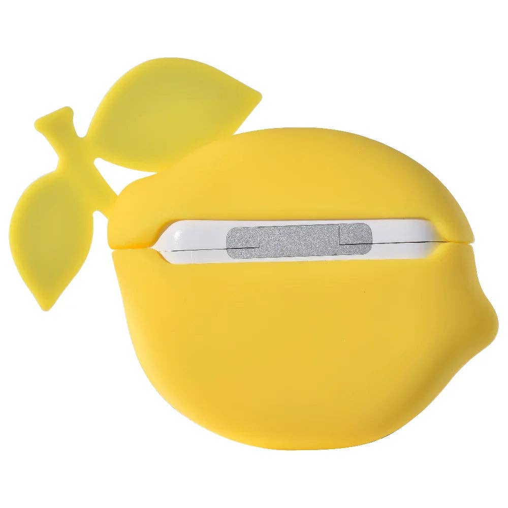 Lemon Silicone Case + Cleaning Tool for AirPods Pro®: Yellow Posh Tech