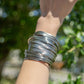 18K Gold PVD You are Loved Engraved Bangle Bracelet: Gold WJW