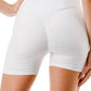 V-Waist Ribbed Shorts – High Waist Sculpt Fit: Black MIO WHOLESALE