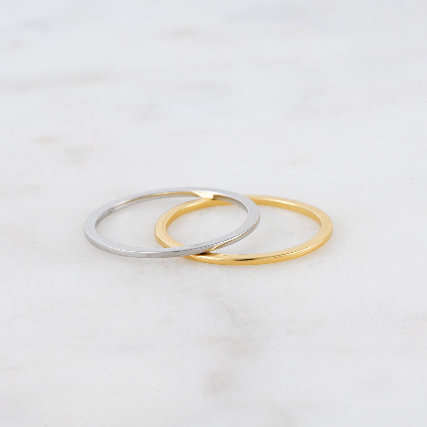 Thin Plain Band: Gold / 8