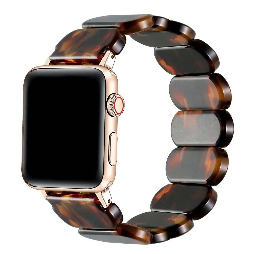 Reese Resin Band for Apple Watch: Chocolate / Fits All Models Posh Tech