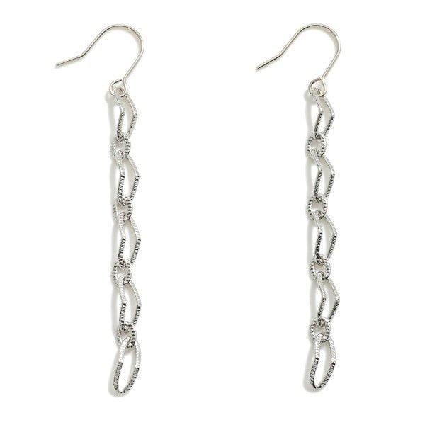 Dainty Paperclip Metal Chain Link Earrings - The Mustard Seed Collection, The Seed