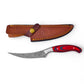 Damascus Compact Fillet Knife TK-205 - The Mustard Seed Collection, The Seed