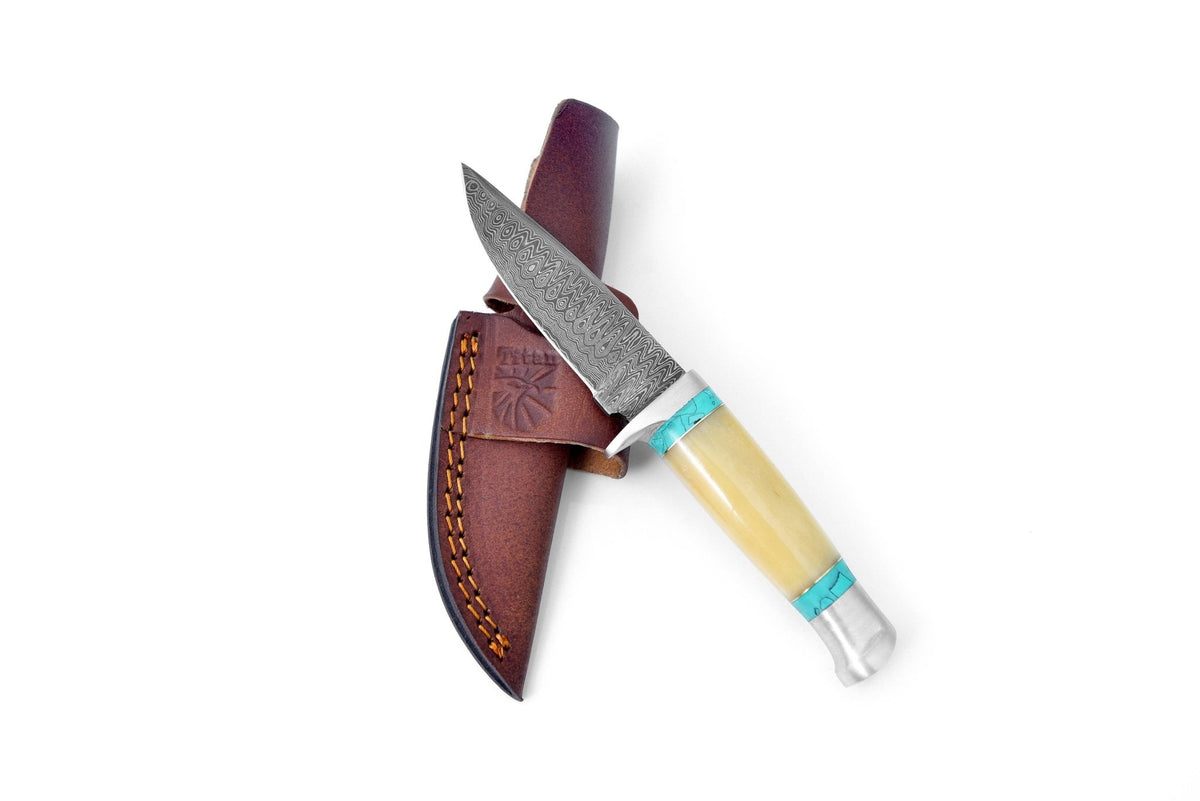 DAMASCUS KNIFE/ TITAN/ CAMP/ HUNTING KNIF TK-111 - The Mustard Seed Collection, The Seed