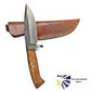 DAMASCUS KNIFE/ Titan/ Camp/ Hunting Knife / Rose Wood Handlee - The Mustard Seed Collection, The Seed