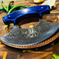 Damascus Steel Alaskan Ulu knife 