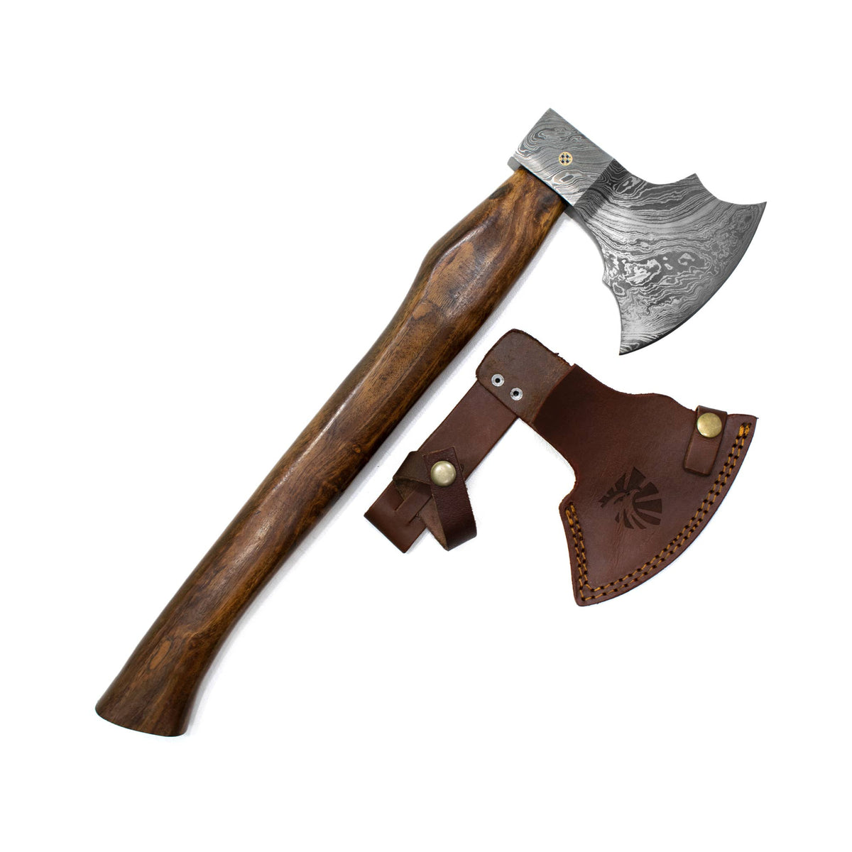 Damascus Steel all around camping Axe 