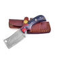 Damascus Steel all around camping knife