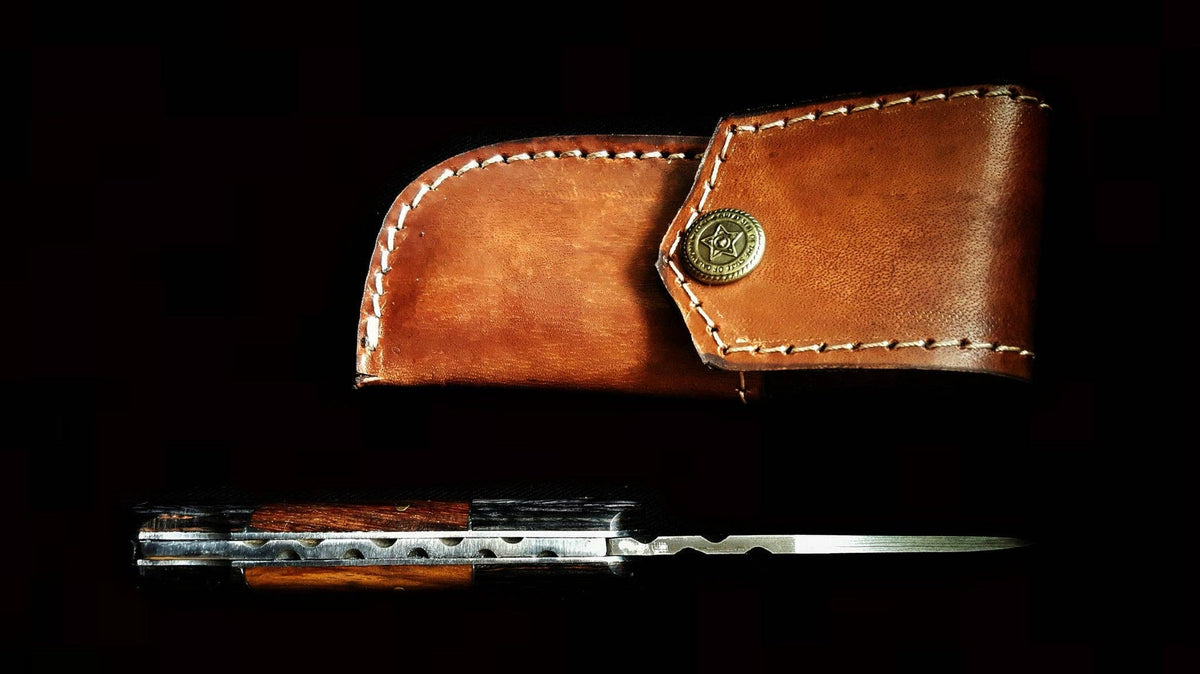 Damascus Steel EDC Pocket knife - The Mustard Seed Collection, The Seed