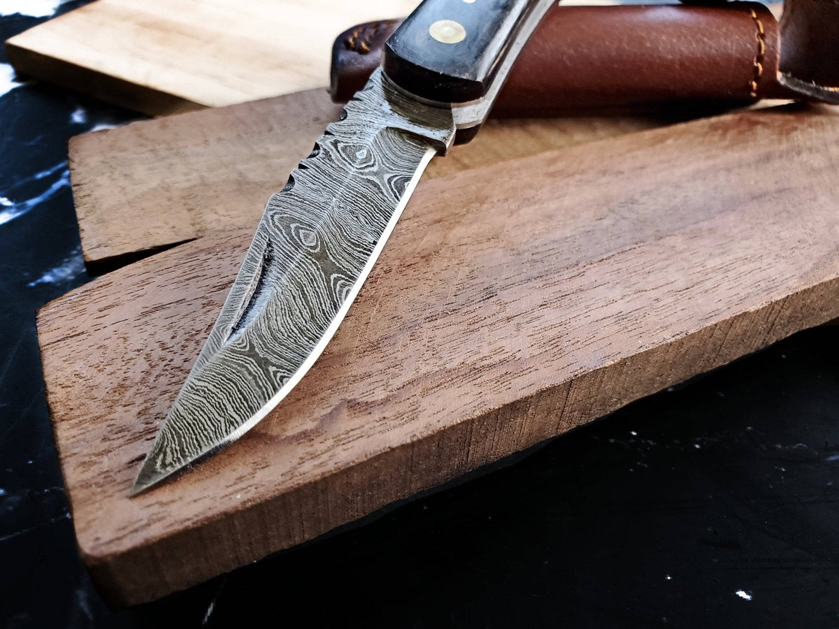 Damascus Steel EDC Pocket knife - The Mustard Seed Collection, The Seed