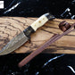 Damascus Steel Hunting Knife By Titan TD-170