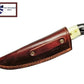 Damascus Steel Hunting Knife By Titan TD-170 - The Mustard Seed Collection, The Seed