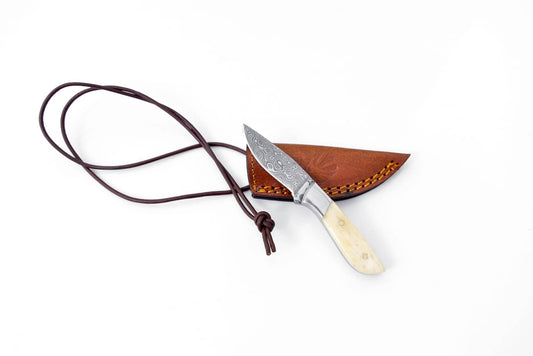 Damascus Steel Neck Knives