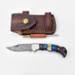Damascus steel pocket knife Limited Run - The Mustard Seed Collection, The Seed