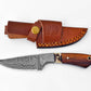 Damascus Steel Timberline Stag Horn EDC Knife by Titan TK-119