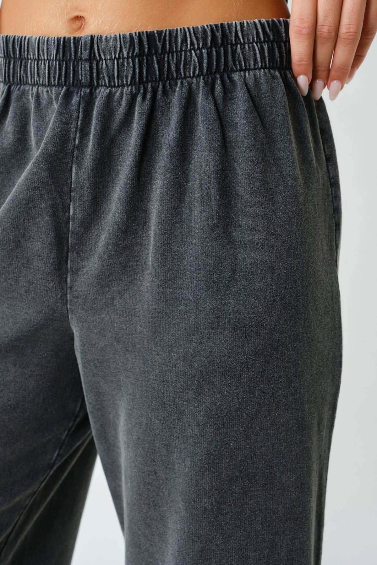 Daydrift Stretch-Denim Knit Pants: LIGHT DENIM / S:M:L (2:2:2) Mono B