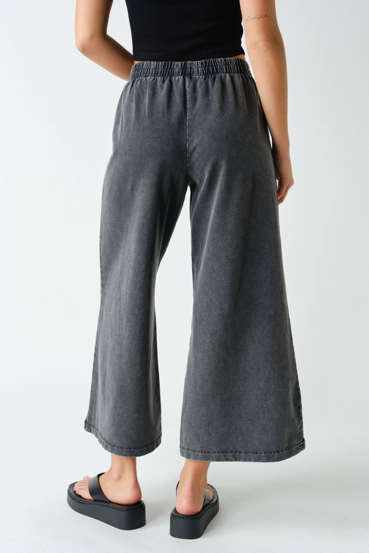 Daydrift Stretch-Denim Knit Pants: LIGHT DENIM / S:M:L (2:2:2) Mono B