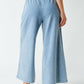 Daydrift Stretch-Denim Knit Pants: LIGHT DENIM / S:M:L (2:2:2) Mono B