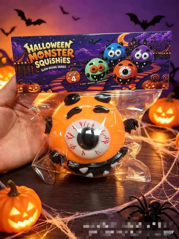 Sensory Toys: Halloween Face Swap Squishers! Barefoot Beauties